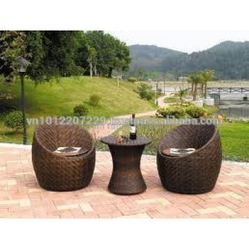 PE Poly Rattan Muebles al aire libre / jardín - BIBI 3